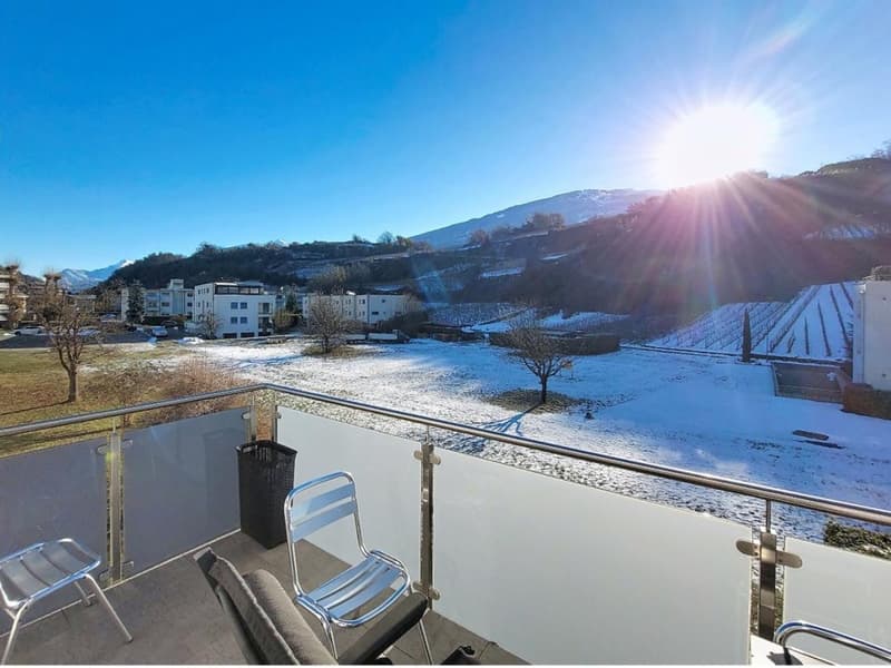 Sion/Pont-de-la-Morge, schönes 4.5-Zimmer-Apartment mit 104 m2, Balkon und 2 Parkplätzen (20)