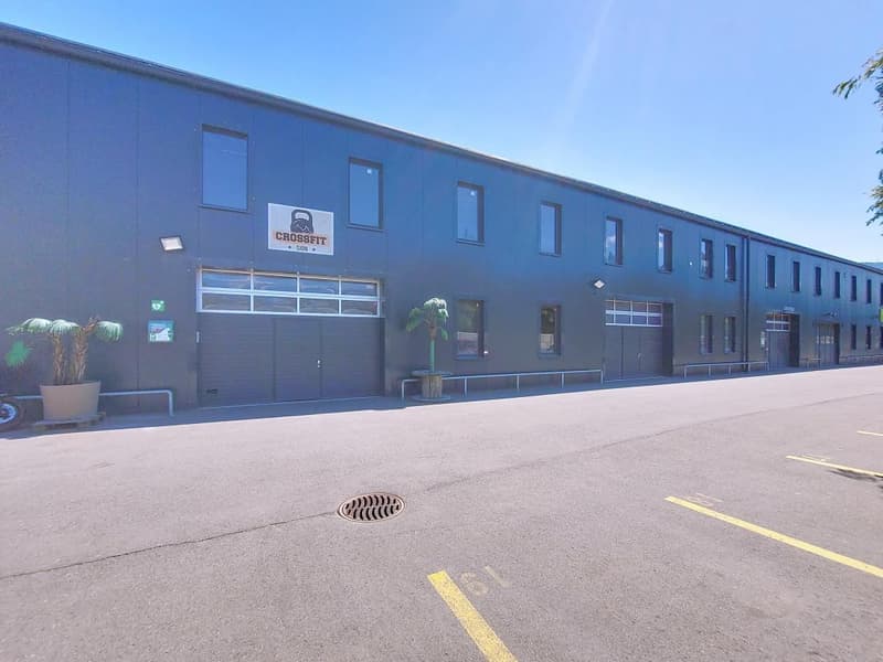 Sion, à louer 2 locaux de 297.60 m2 chacun dans un bâtiment industriel entièrement rénové. (4)