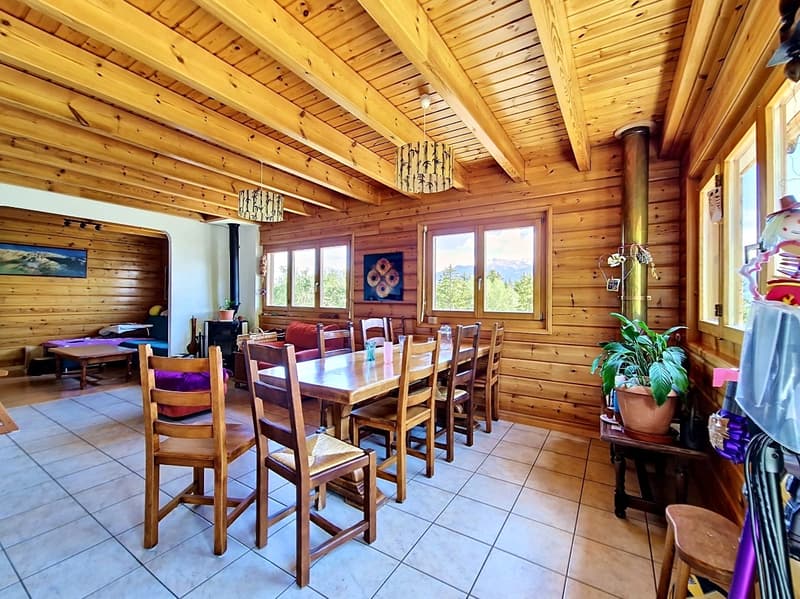 Arbaz, Chalet mit 5,5 Zimmern und 175 m2 mit Garage und Parkplätzen (2)