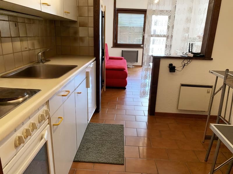 Sierre – Studio con piccolo spazio privato davanti e posto auto incluso all'ingresso della città (5)