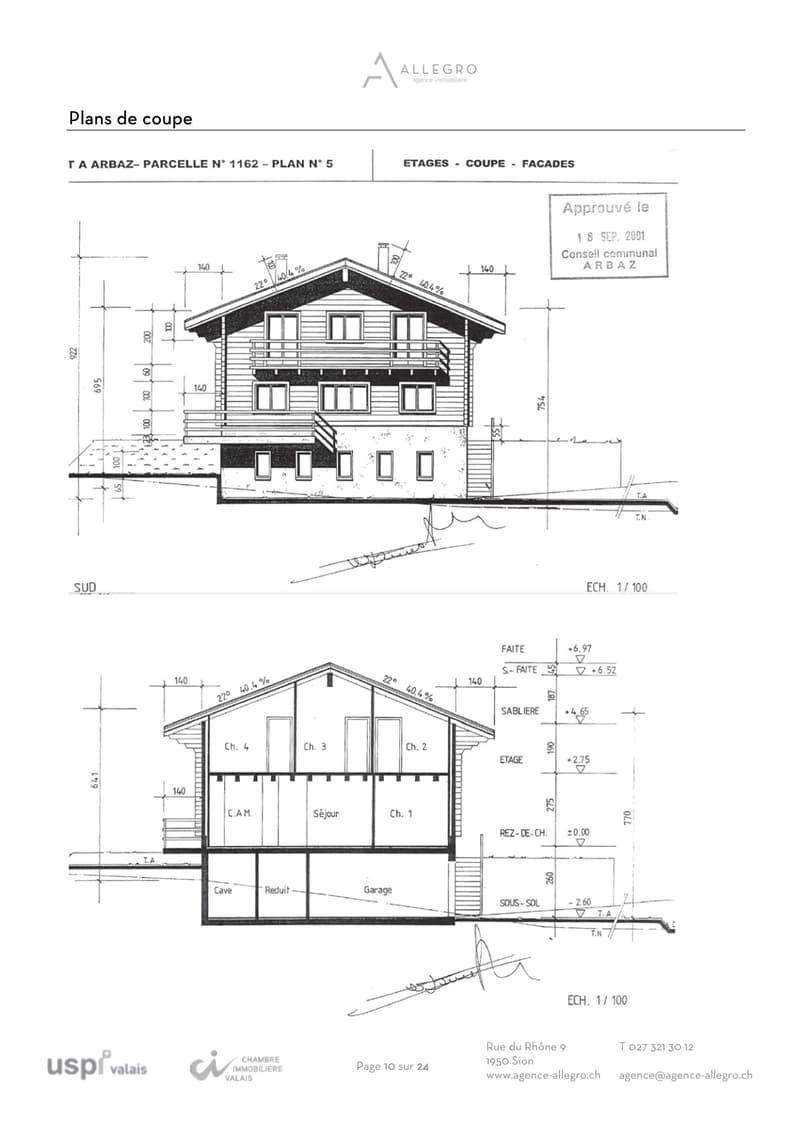 Arbaz, chalet de 5.5 pièces de 175 m2 avec garage et places de parc (30)