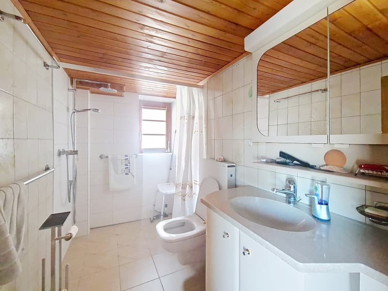 Grône, maison de 4.5 pièces de 151 m2 avec extérieures verdoyant et 2 places de parc (13)
