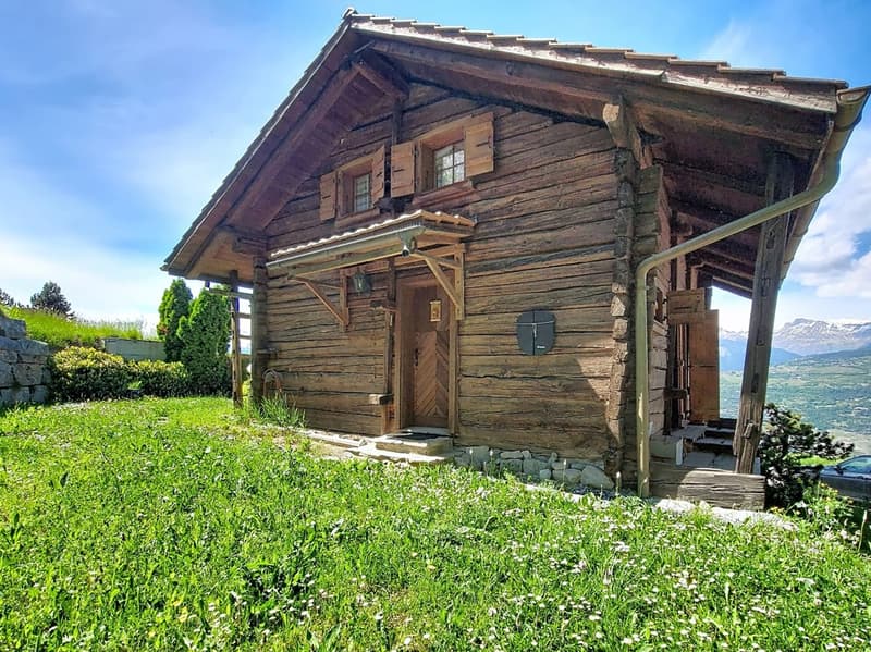 Daillet (Grône), chalet coup de cœur de 99 m² alliant charme et authenticité à 10 minutes de Nax. (19)
