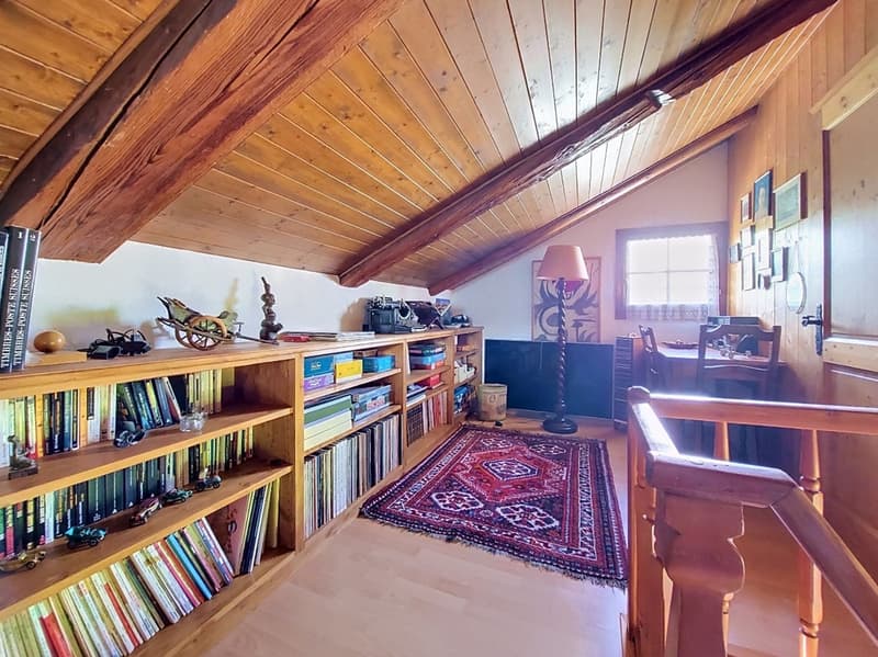 Daillet (Grône), chalet coup de cœur de 99 m² alliant charme et authenticité à 10 minutes de Nax. (9)