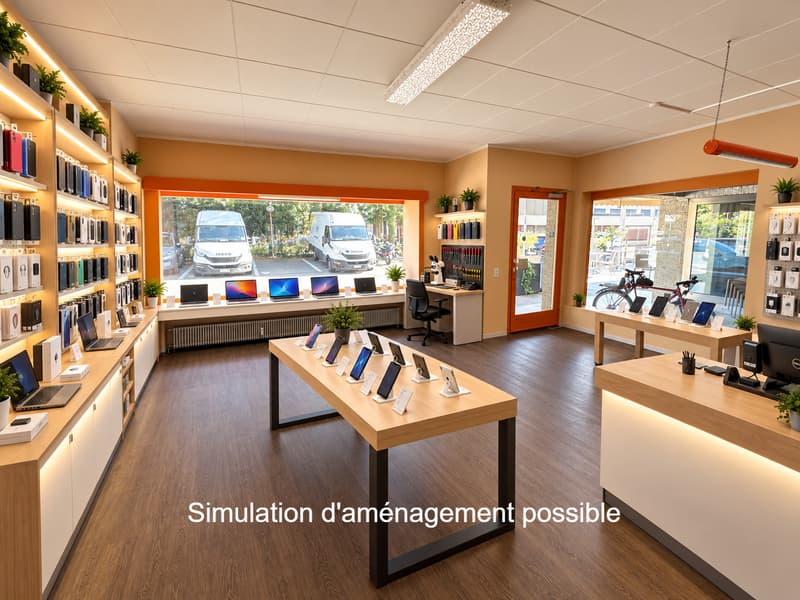 Sierre, local commercial avec sous-sol de 30 m2 aménageable sur demande au cœur de la ville (6)