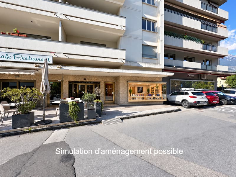 Sierre, local commercial avec sous-sol de 30 m2 aménageable sur demande au cœur de la ville (24)