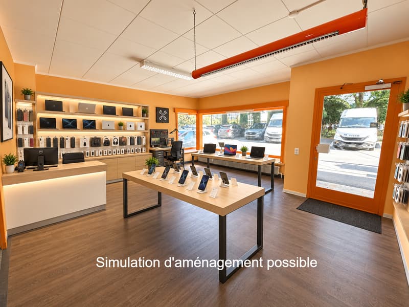 Sierre, local commercial avec sous-sol de 30 m2 aménageable sur demande au cœur de la ville (4)