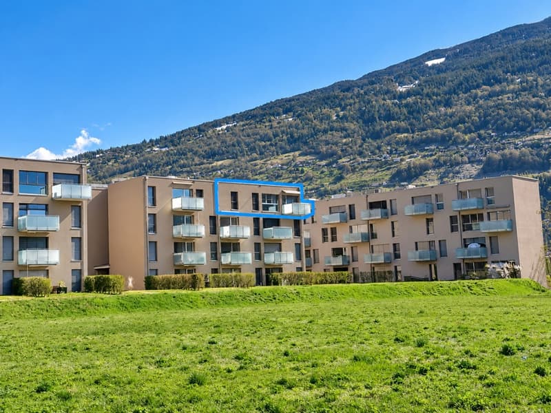 Sion, appartement de 4.5 pièces de 117m2 dans une résidence Minergie avec 2 pl. de parc intérieures (1)