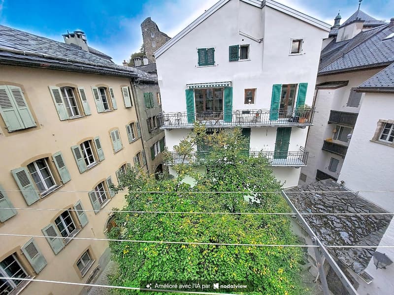 Sion, appartement de 3.5 pièces de 89 m2 au cœur de la vieille ville avec balcon (13)