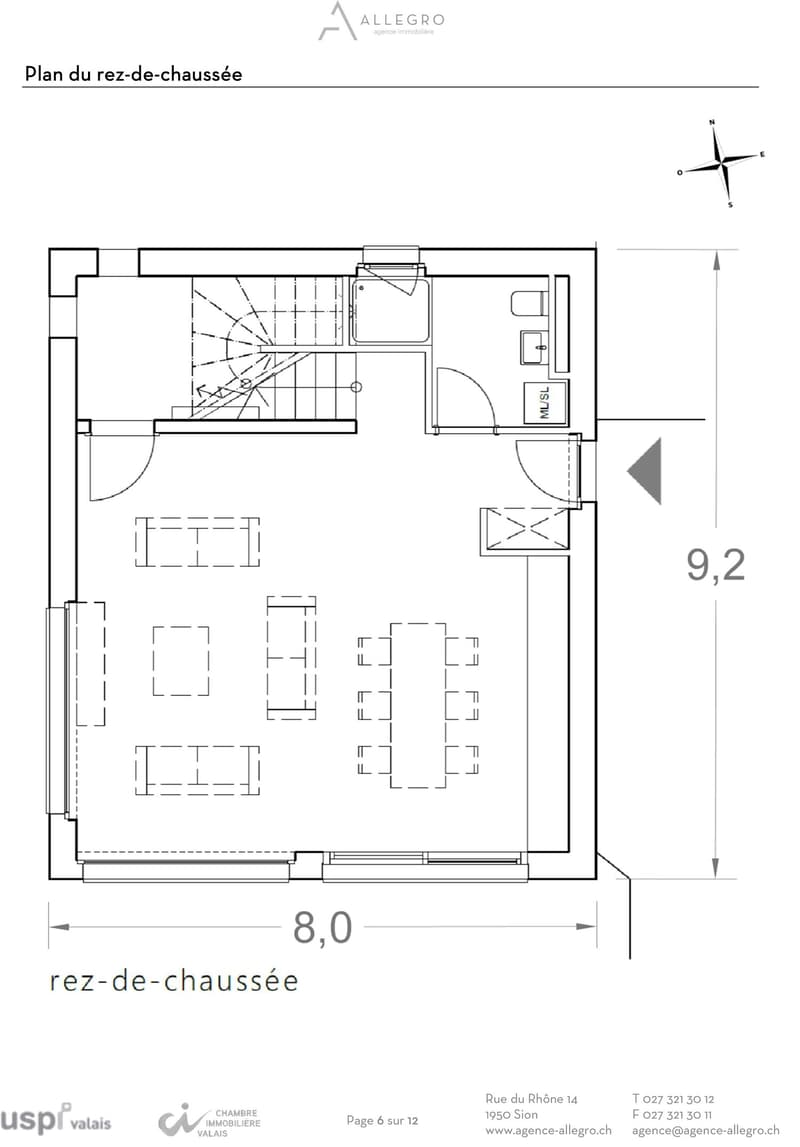Miège, villa à construire de 4.5 pièces de 148 m2 finition au gré du preneur (8)