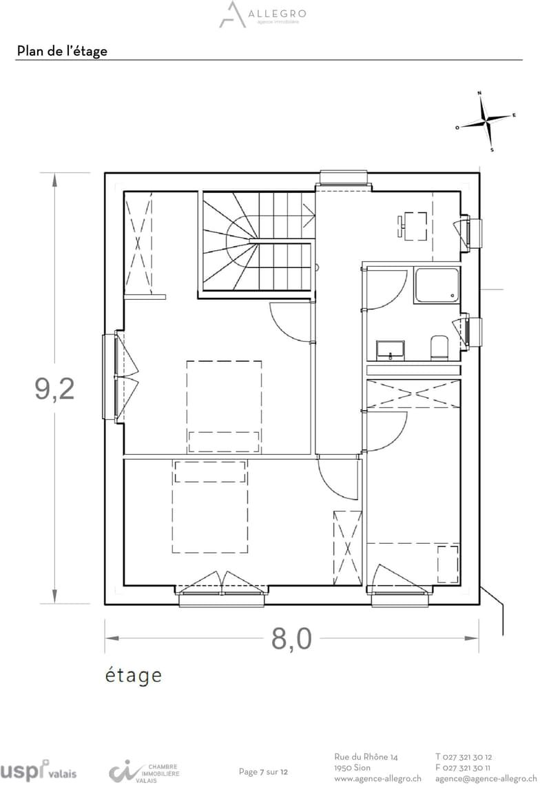 Miège, villa à construire de 4.5 pièces de 148 m2 finition au gré du preneur (9)