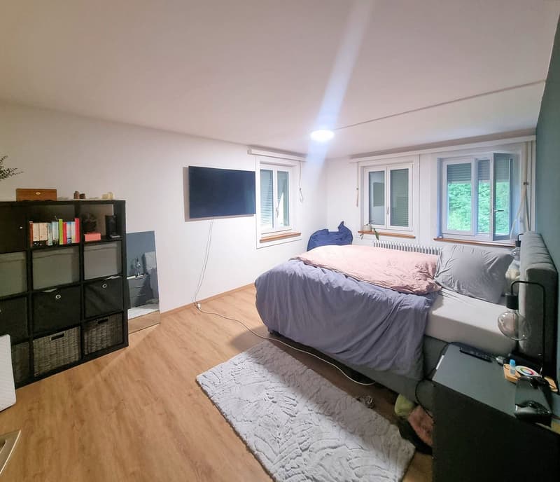 Charmant appartement 3.5 pièces avec grand balcon à Rüschegg Gambach (6)