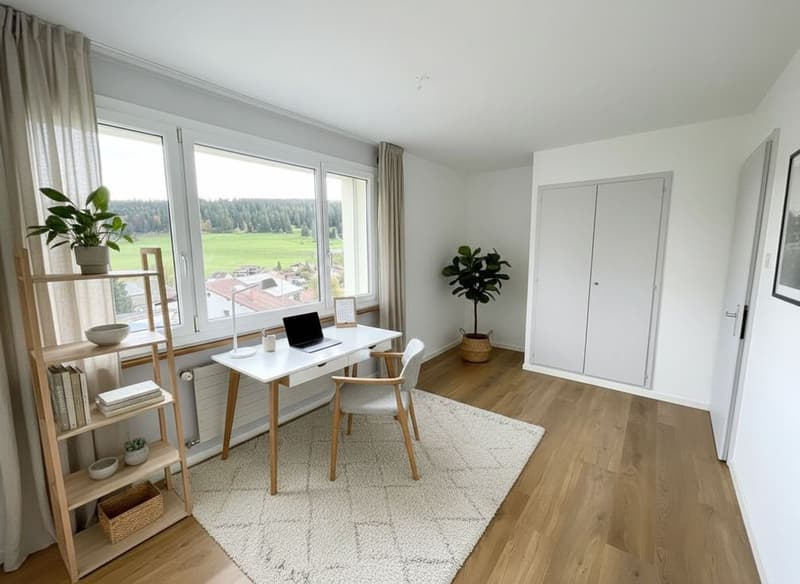 Charming 3.5-room apartment with balcony (1)