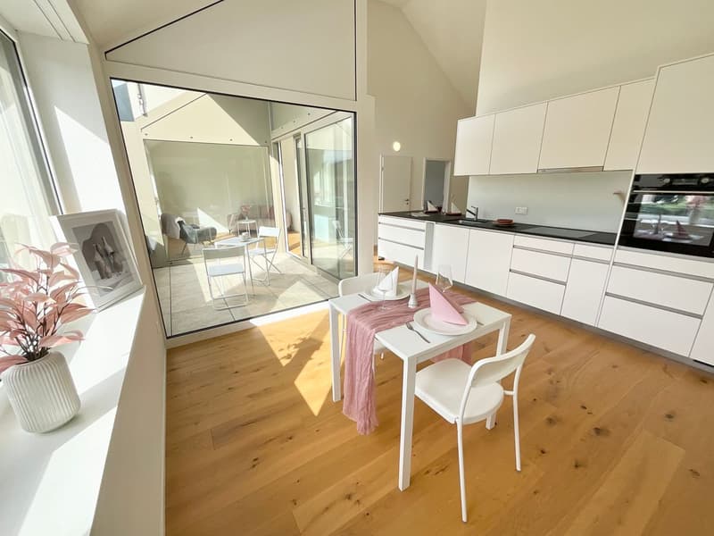 Appartements neufs de 3.5 pièces avec loggia - Immeuble moderne et écologique au coeur du village (1)