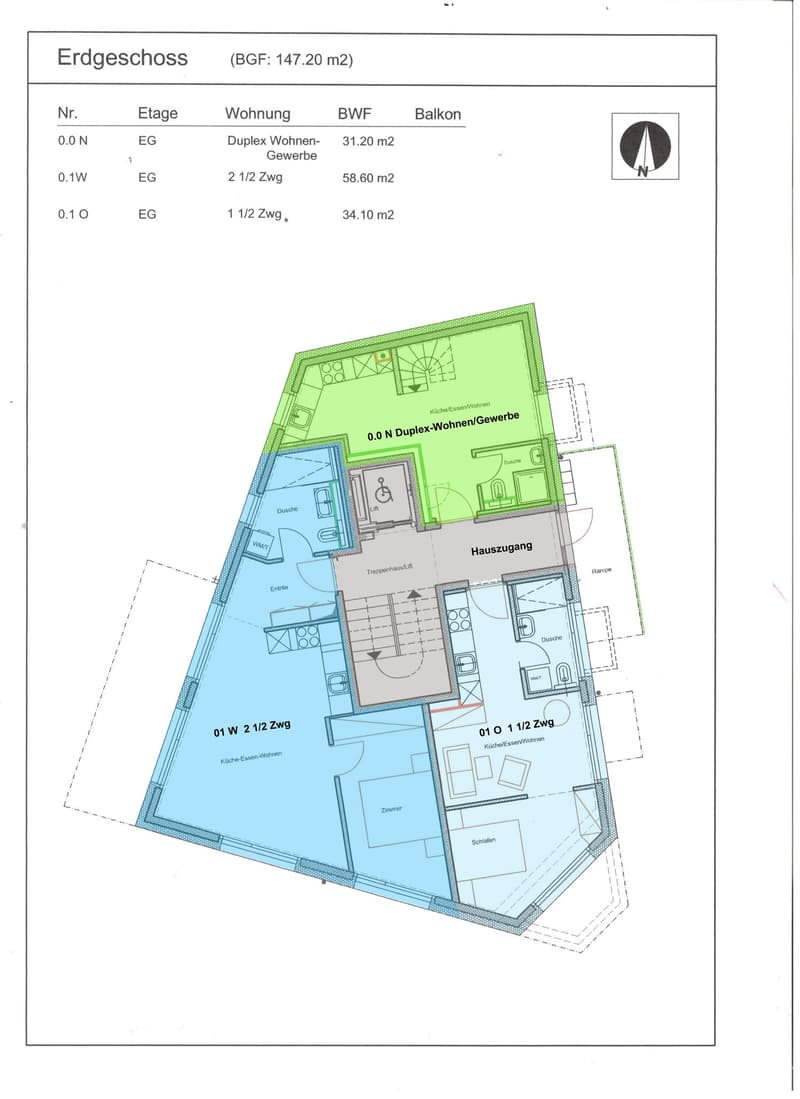 Geschäftslokal in Brig-Glis Neubau (2)