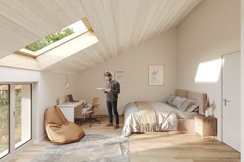 Dream Semi-Detached House between City and Nature – Project «Nusshain» Kleinguschelmuth (5)