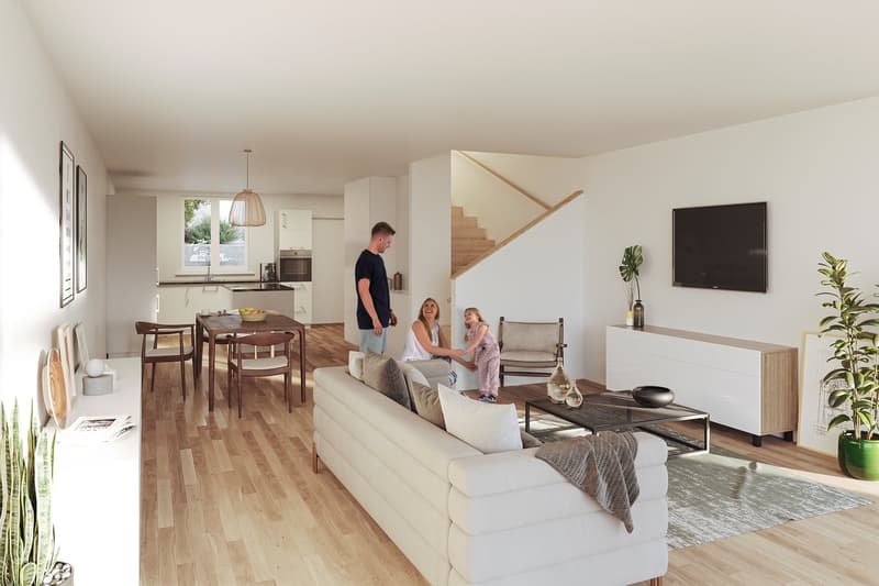 Haus 20a - Ihr Traumreihenhaus zwischen Stadt und Natur – Projekt «Nusshain» Kleinguschelmuth (3)
