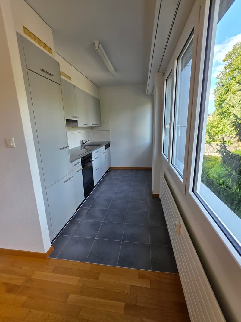 Ausgefallene 2.5 Zimmerwohnung mit Balkon / Hochparterre mit Lift (5)