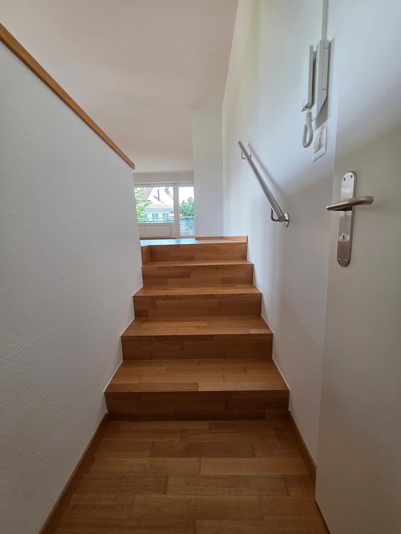 Ausgefallene 2.5 Zimmerwohnung mit Balkon / Hochparterre mit Lift (3)