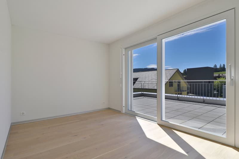 Moderne Attikawohnungen mit Panoramablick in Biglen (8)