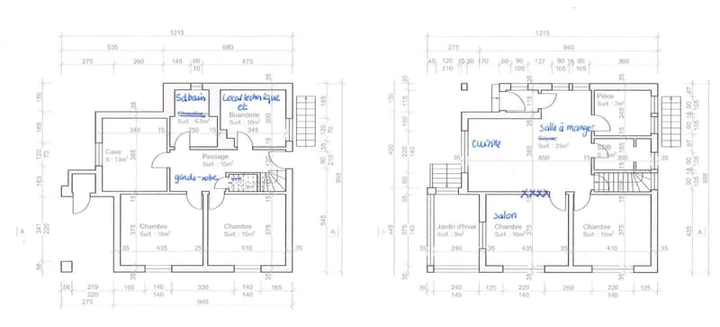 Baisse de prix : maison rénovée avec grand terrain, véranda, 2 terrasses, 2 garages (42)