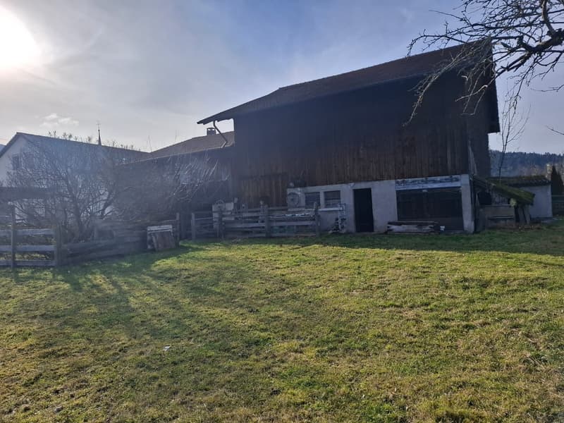 Large building plot with old barn, free of leasehold (4)