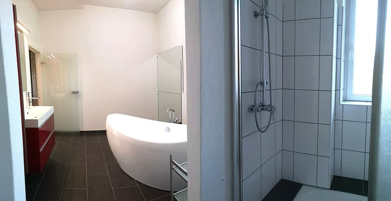 Bella casa unifamiliare o multifamiliare con garage, posti auto, terrazze, giardino (26)