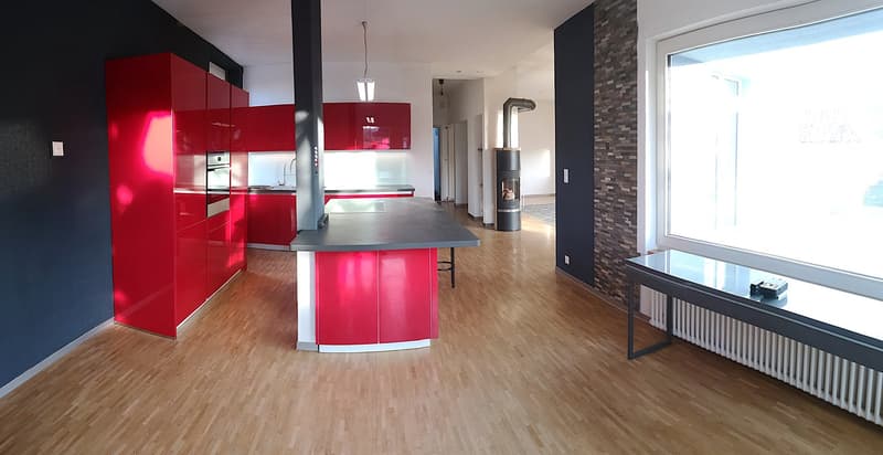 Bella casa unifamiliare o multifamiliare con garage, posti auto, terrazze, giardino (17)