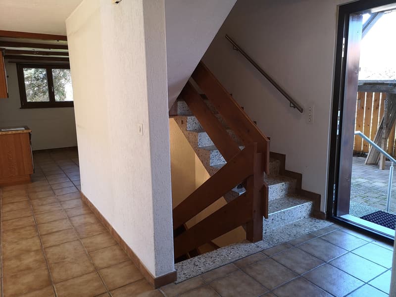 Grande maison 5.5pces, env. 120m2, terrain 802m2, avec garage, places de parc, terrasse, bûcher (13)