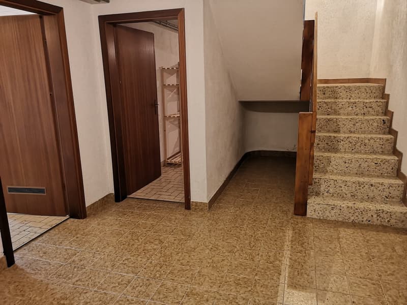 Grande maison 5.5pces, env. 120m2, terrain 802m2, avec garage, places de parc, terrasse, bûcher (36)