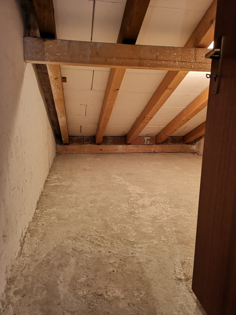 Grande maison 5.5pces, env. 120m2, terrain 802m2, avec garage, places de parc, terrasse, bûcher (34)