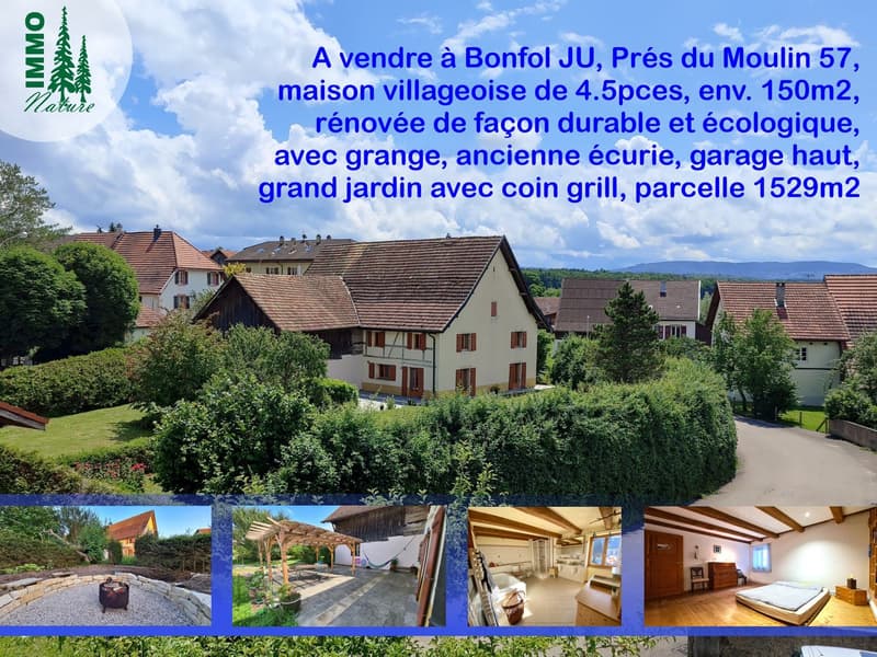 Spacieuse maison avec jardin, écurie, grange / Geräumiges Haus mit Garten, Stall, Scheune (3)
