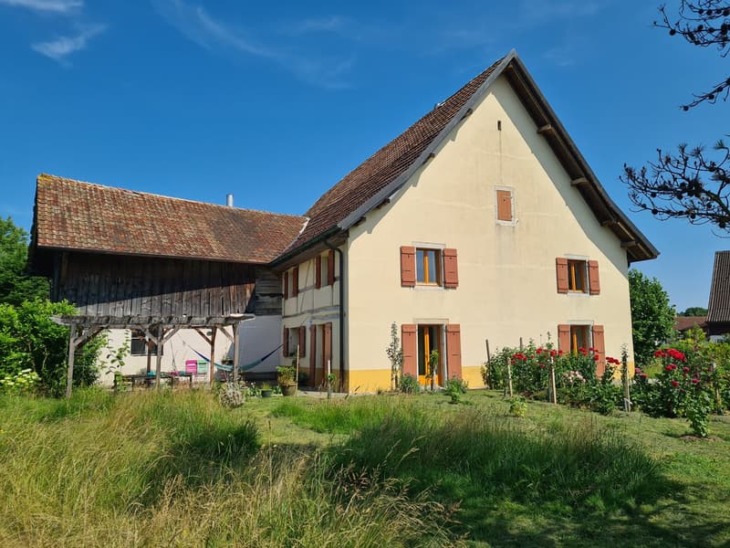 Spacieuse maison avec jardin, garage, grange / Geräumiges Haus mit Garten, Garage, Scheune (1)