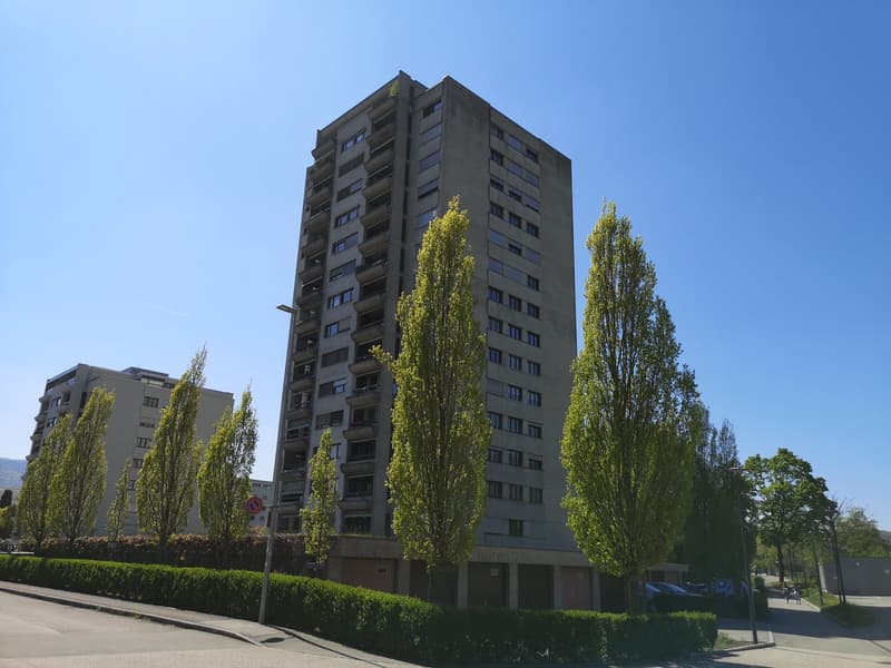 A vendre à Delémont : appartement 3.5 pièces, avec garage privé, vue sur la ville (2)