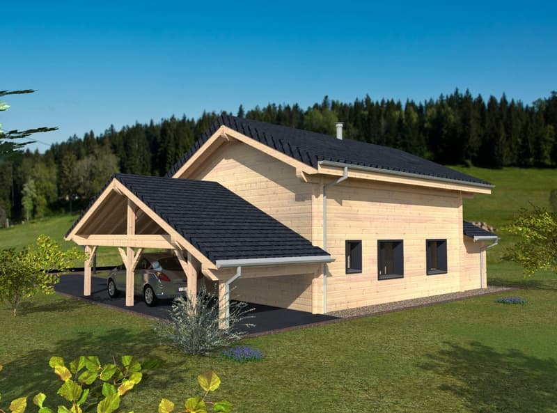 A vendre aux Savagnières, 6 maisons/chalets avec tout le confort moderne, construction dès 2025 (2)