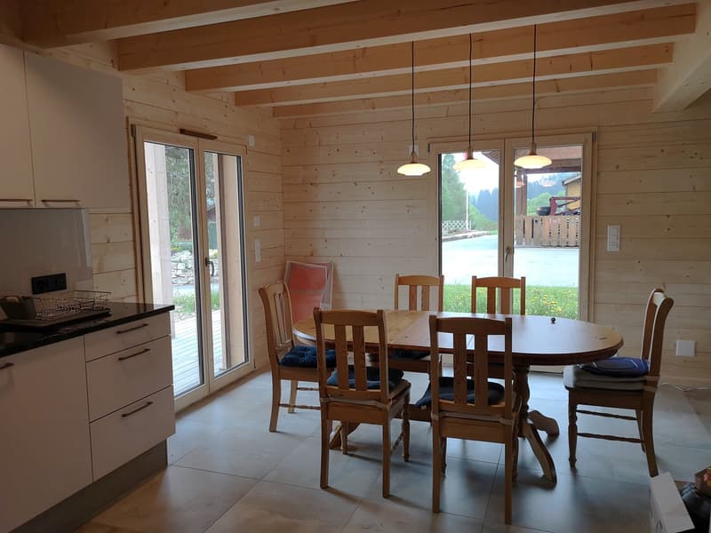A vendre aux Savagnières, 6 maisons/chalets avec tout le confort moderne, construction dès 2025 (12)