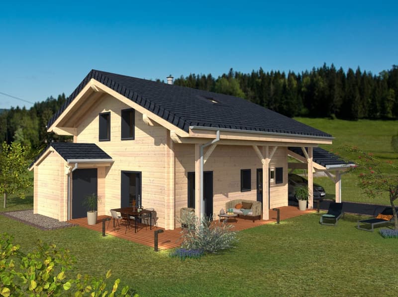 A vendre aux Savagnières, 6 maisons/chalets avec tout le confort moderne, construction dès 2025 (1)