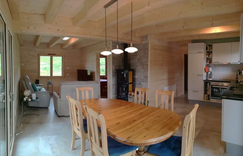 A vendre aux Savagnières, 6 maisons/chalets avec tout le confort moderne, construction dès 2025 (9)