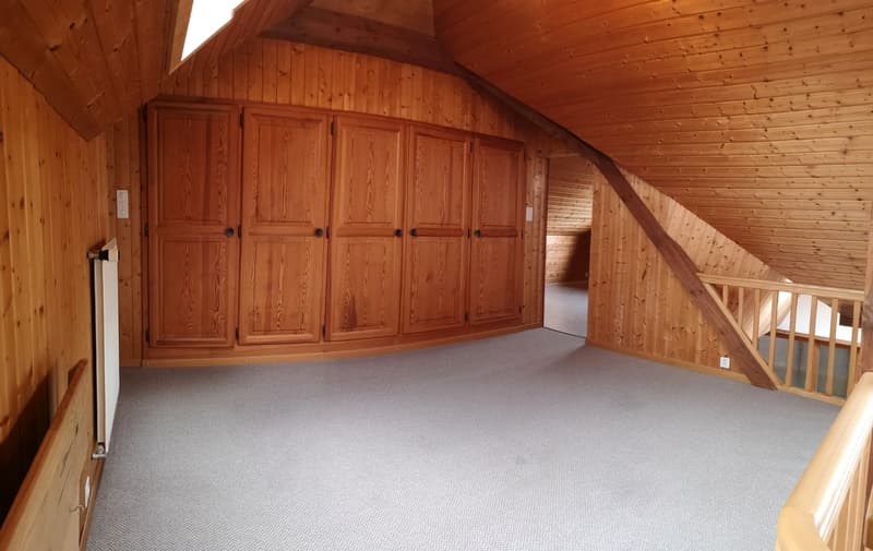 Grand duplex au centre du village avec garage et atelier, libre de suite (26)