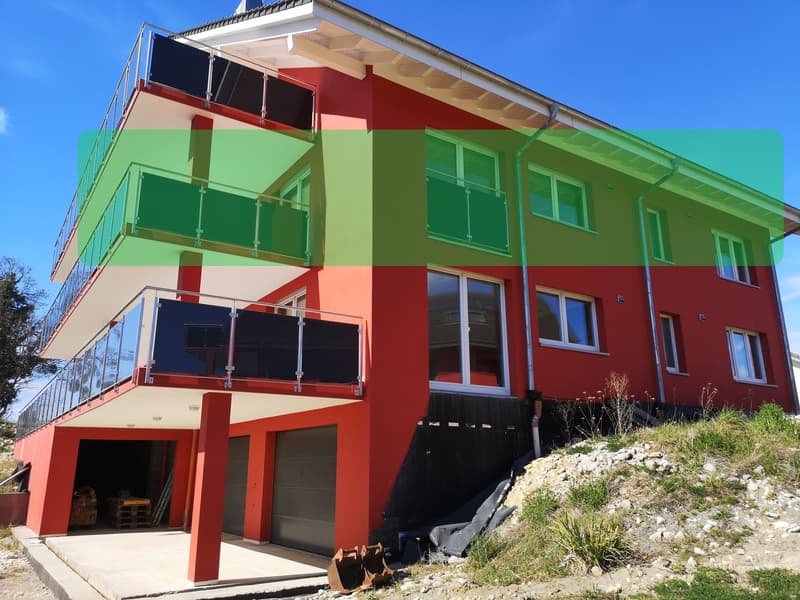 Appartement neuf au 1er étage avec terrasse couverte, avec vue. (1)
