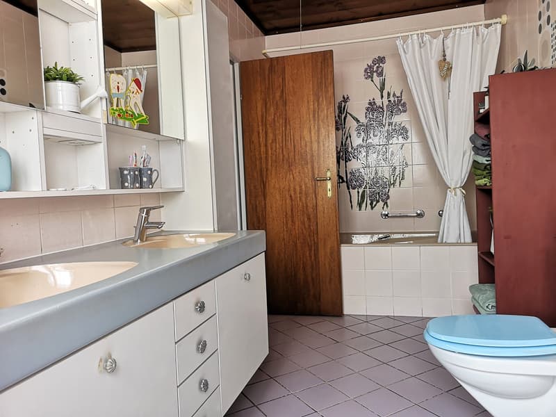 Spacieux appartement-terrasse de 5.5 pièces à Moutier avec vue dégagée, 2 garages (33)