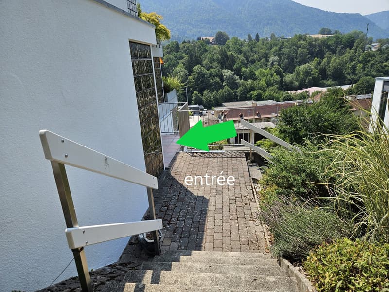 Spacieux appartement-terrasse de 5.5 pièces à Moutier avec vue dégagée, 2 garages (11)