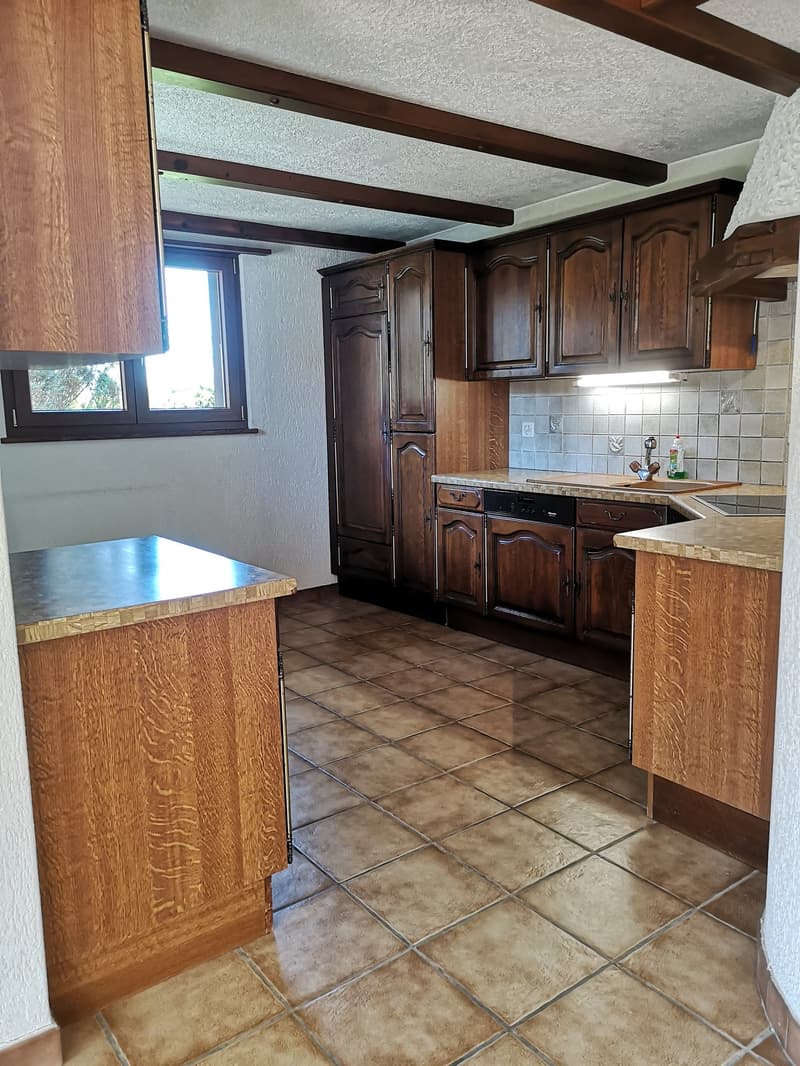 Baisse de prix : maison 5.5pces, env. 120m2, terrain 802m2, avec garage, places de parc, terrasse (24)