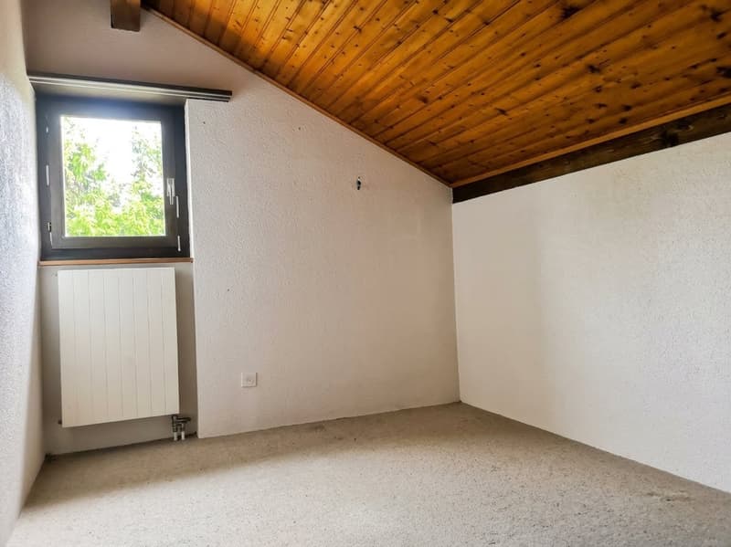 Jolie maison dans quartier résidentiel, avec garage + carport + place de parc, libre de suite. (27)