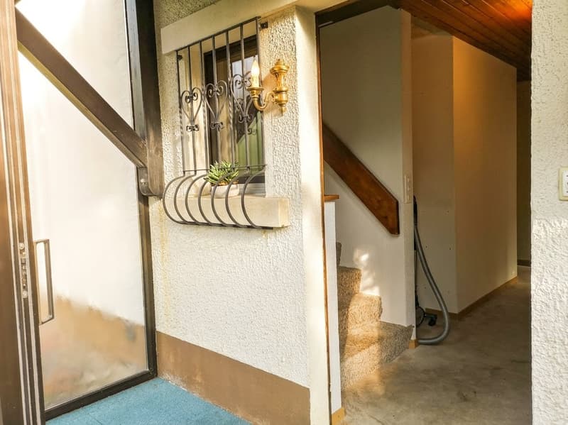 Jolie maison dans quartier résidentiel, avec garage + carport + place de parc, libre de suite. (16)