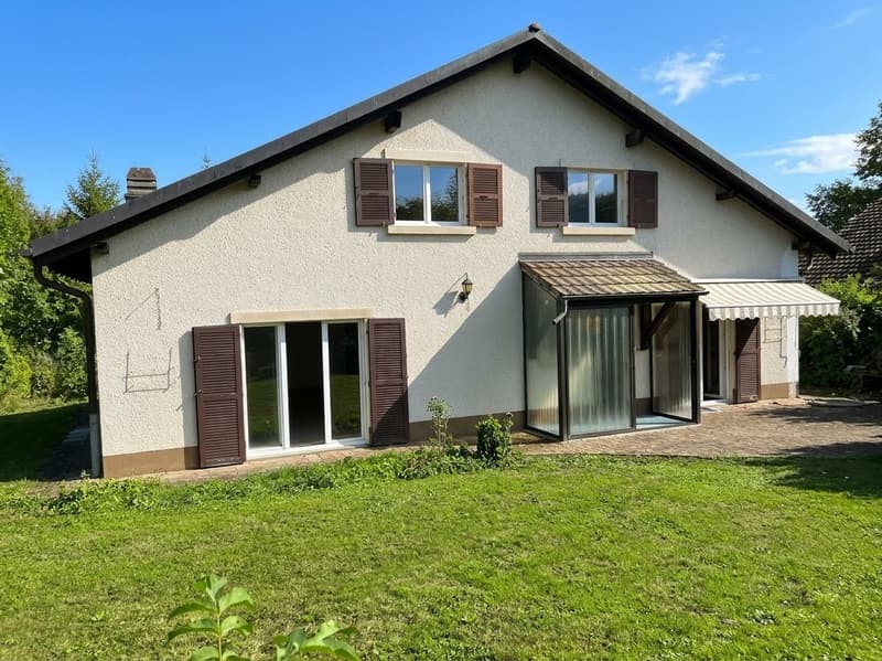 Jolie maison dans quartier résidentiel, avec garage + carport + place de parc, libre de suite. (6)