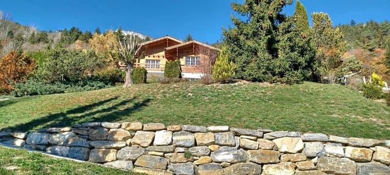 Valais central, magnifique chalet avec vue paradisiaque, situation de premier ordre, tranquillité (4)