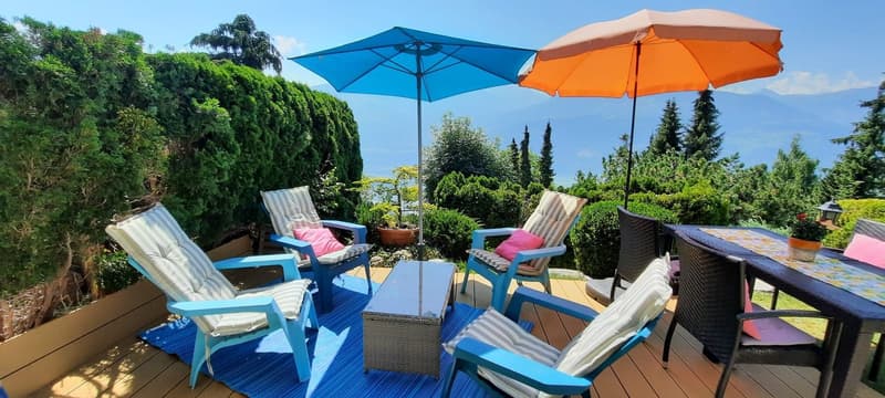 Valais central, magnifique chalet avec vue paradisiaque, situation de premier ordre, tranquillité (24)
