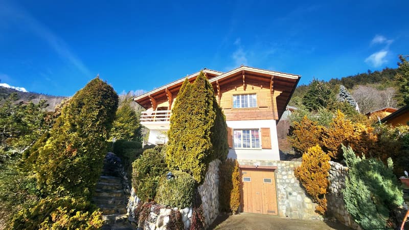 Valais central, magnifique chalet avec vue paradisiaque, situation de premier ordre, tranquillité (10)