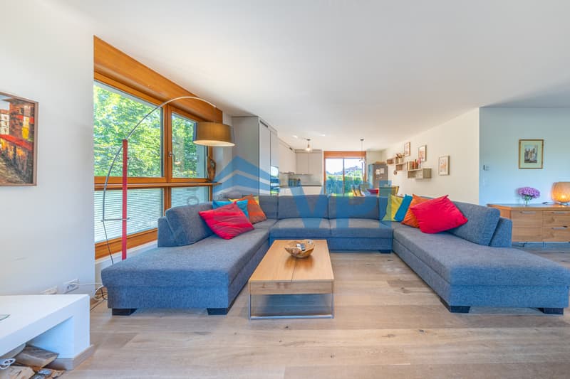 CONTEMPORARY DUPLEX WITH PRIVATE GARDEN IN SATIGNY (5)